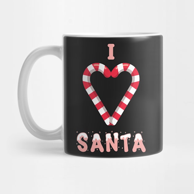 I Love Santa Candy Canes by GDLife